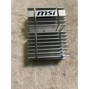 MSI Aluminum Heat Sink Passive Cooler 5570-K08 105207 Computer Component Silver